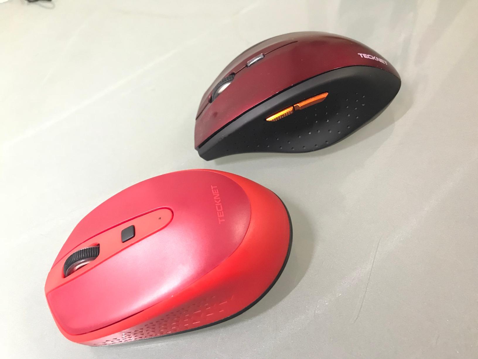 TECKNET Wireless Trackball Mouse, Bluetooth Mouse with Ergonomic, Black customer photo 1
