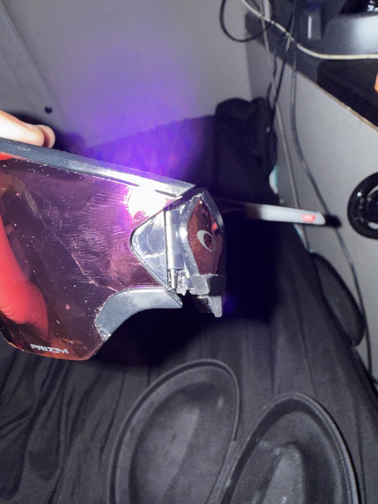 Meta Oakley Vanguard Smart AI Glasses Black, Prizm Road customer photo 1