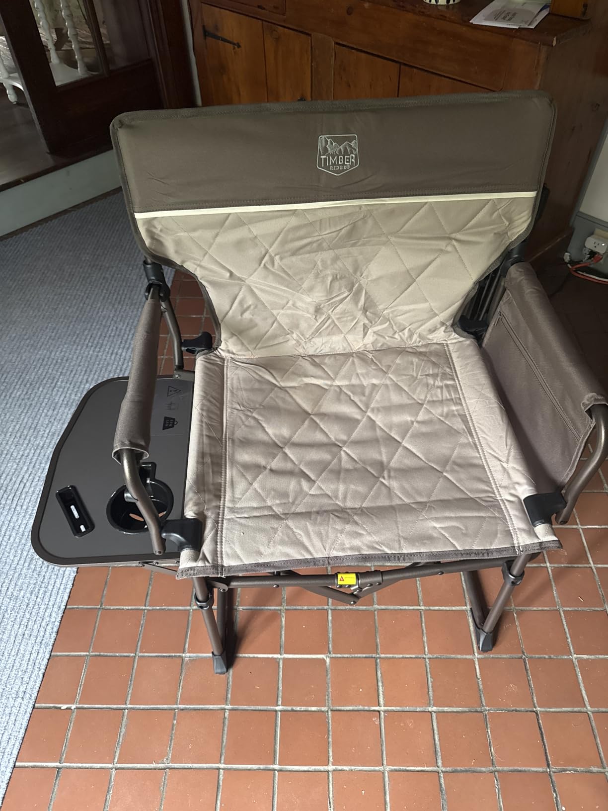 TIMBER RIDGE 400lbs Heavy Duty Camping Chair Portable Directors Chair customer photo 2