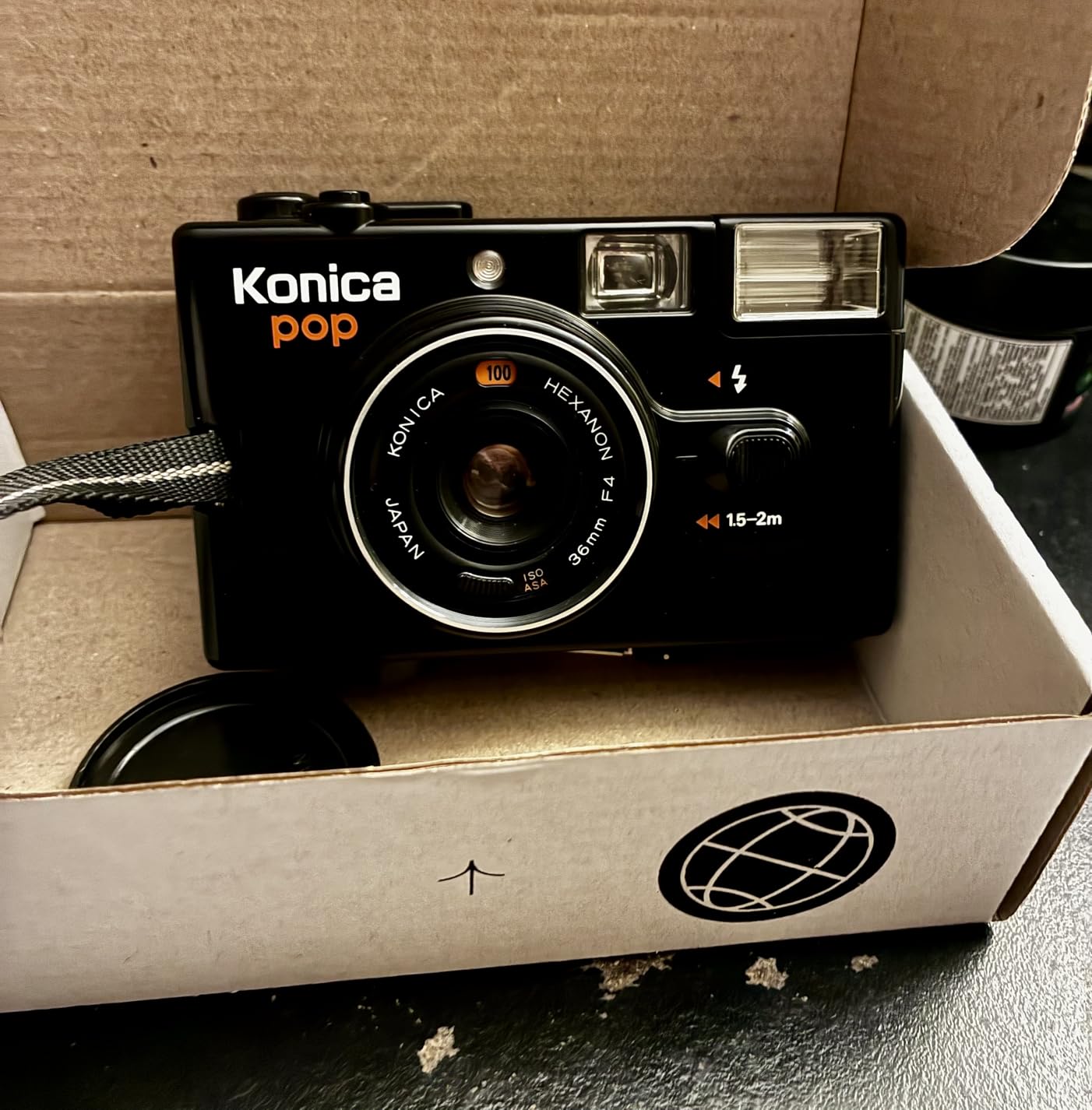 Konica Pop 35mm Film Camera — Japan, Hexanon 36mm f/4 Lens — Vintage Point-and-Shoot, Tested & Working (Renewed) customer photo 1