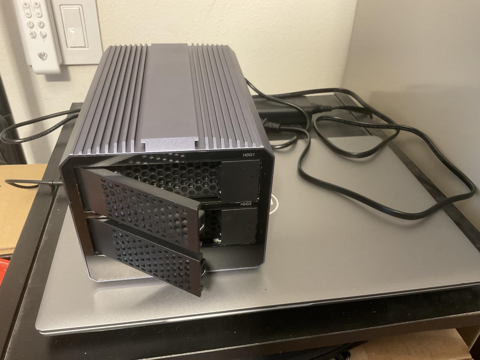 ACASIS 40Gbps 4-Bay Hard Drive Enclosure, RAID Enclosure with Dual-Bay HDD Enclosure for 3.5/2.5