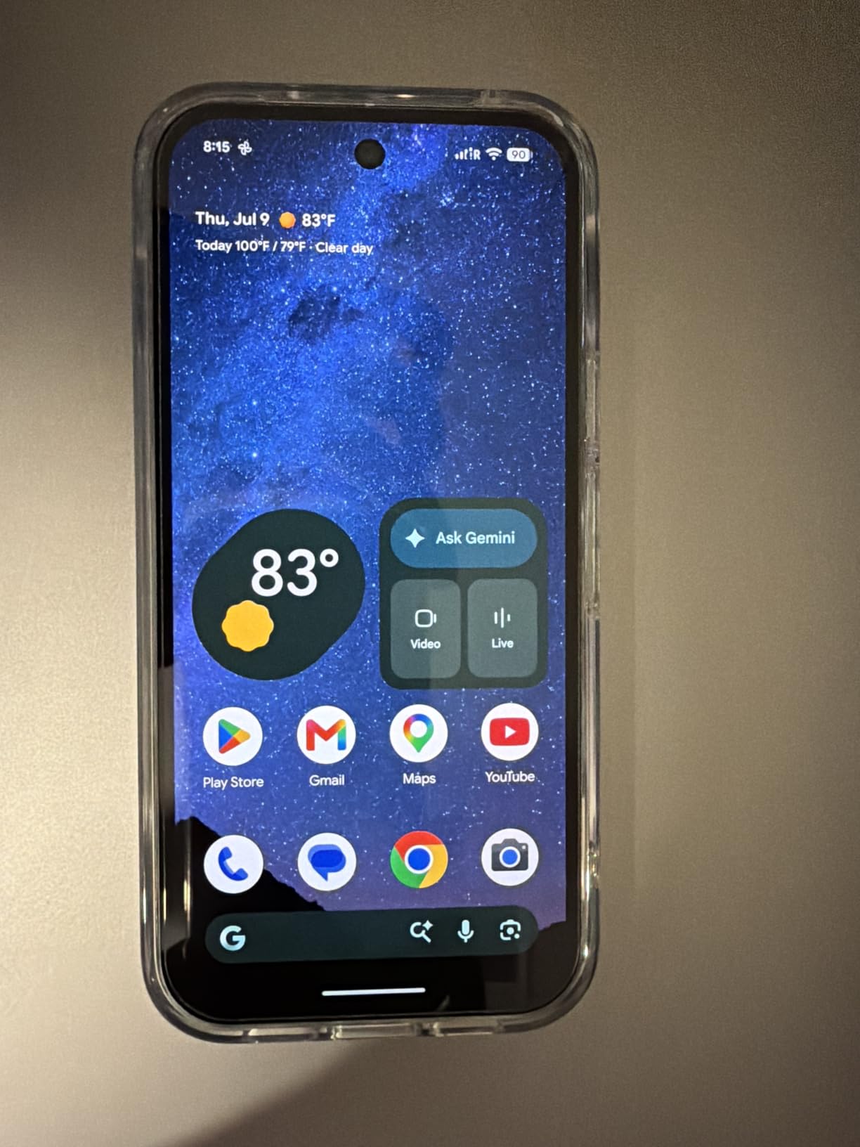 Google Pixel 10a - 30+ Hours Battery, Camera Coach, Gemini - Fog 128GB customer photo 2