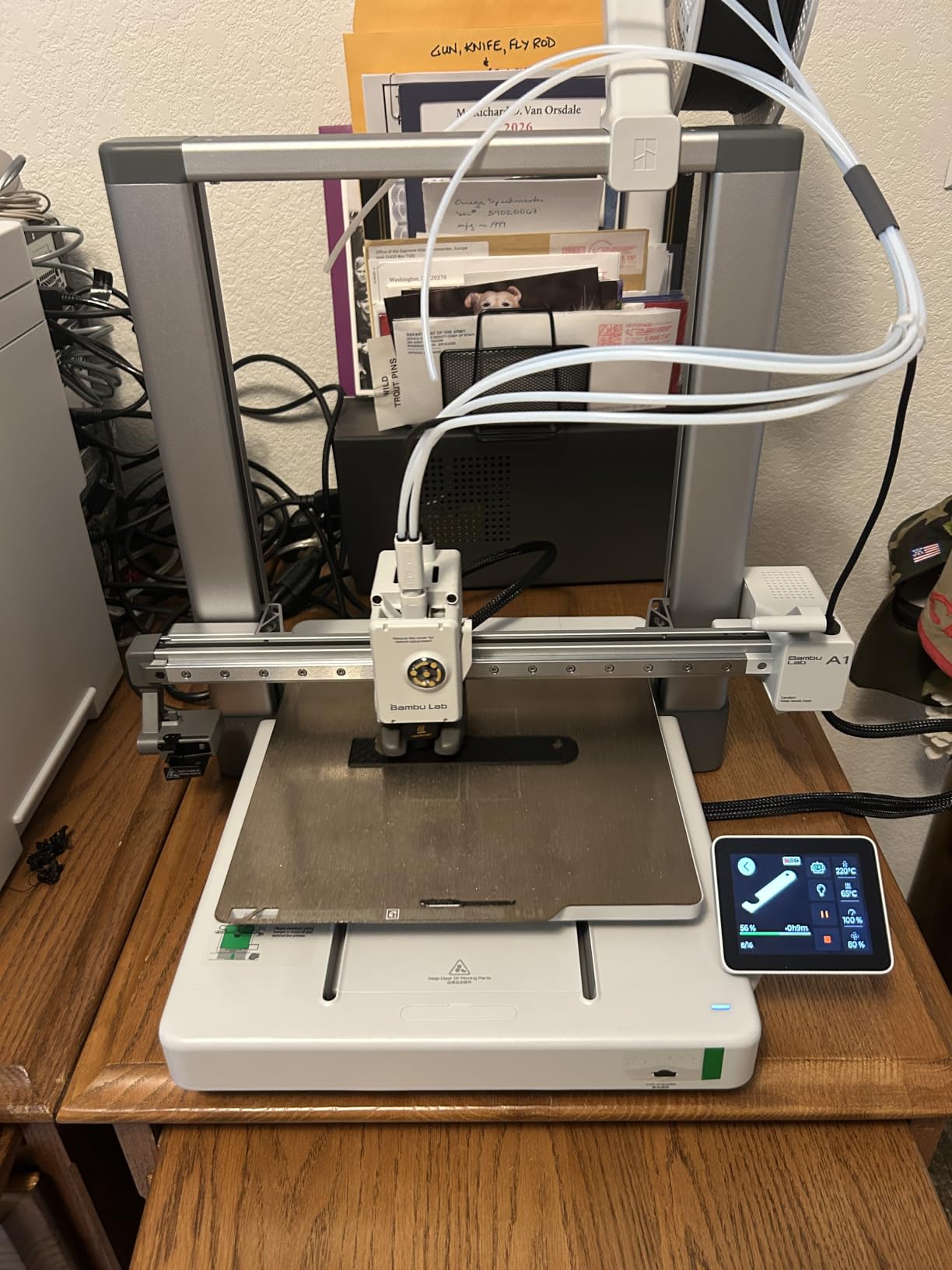 Bambu Lab A1 Combo + LED Lamp Kit, Multi-Color 3D Printing (with AMS lite) customer photo 2