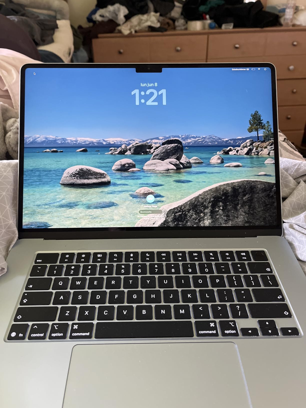 Apple 2026 MacBook Air 15-inch Laptop with M5 chip: Built for AI, 15.3-inch Liquid Retina Display, 16GB Unified Memory, 512GB SSD, 12MP Center Stage Camera, Touch ID, Wi-Fi 7; Sky Blue customer photo 1