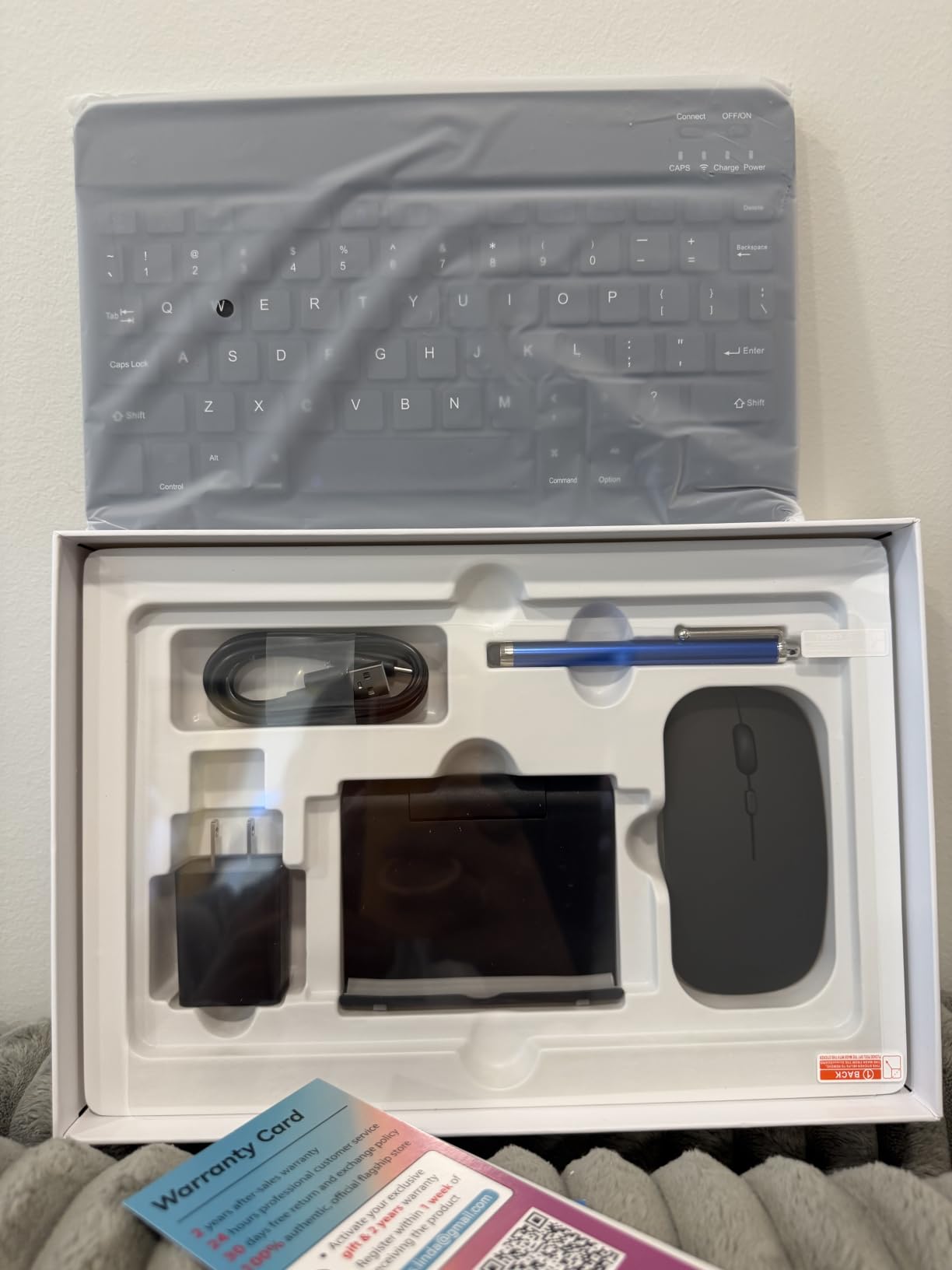 2026 11 Inch 2K FHD Android 16 Tablet with Keyboard, Inbuilt Gemini AI, 24GB RAM, 256GB ROM, 2TB Expand, 1.8GHz Octa-Core T615 CPU, 380nit, Gaming Tablet for Adults with Keyboard,Mouse and Stylus-Blue customer photo 2
