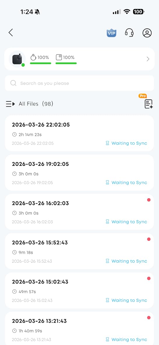 soundcore Work by Anker, Coin-Sized AI Voice Recorder, 64GB, MFi Certified customer photo 2
