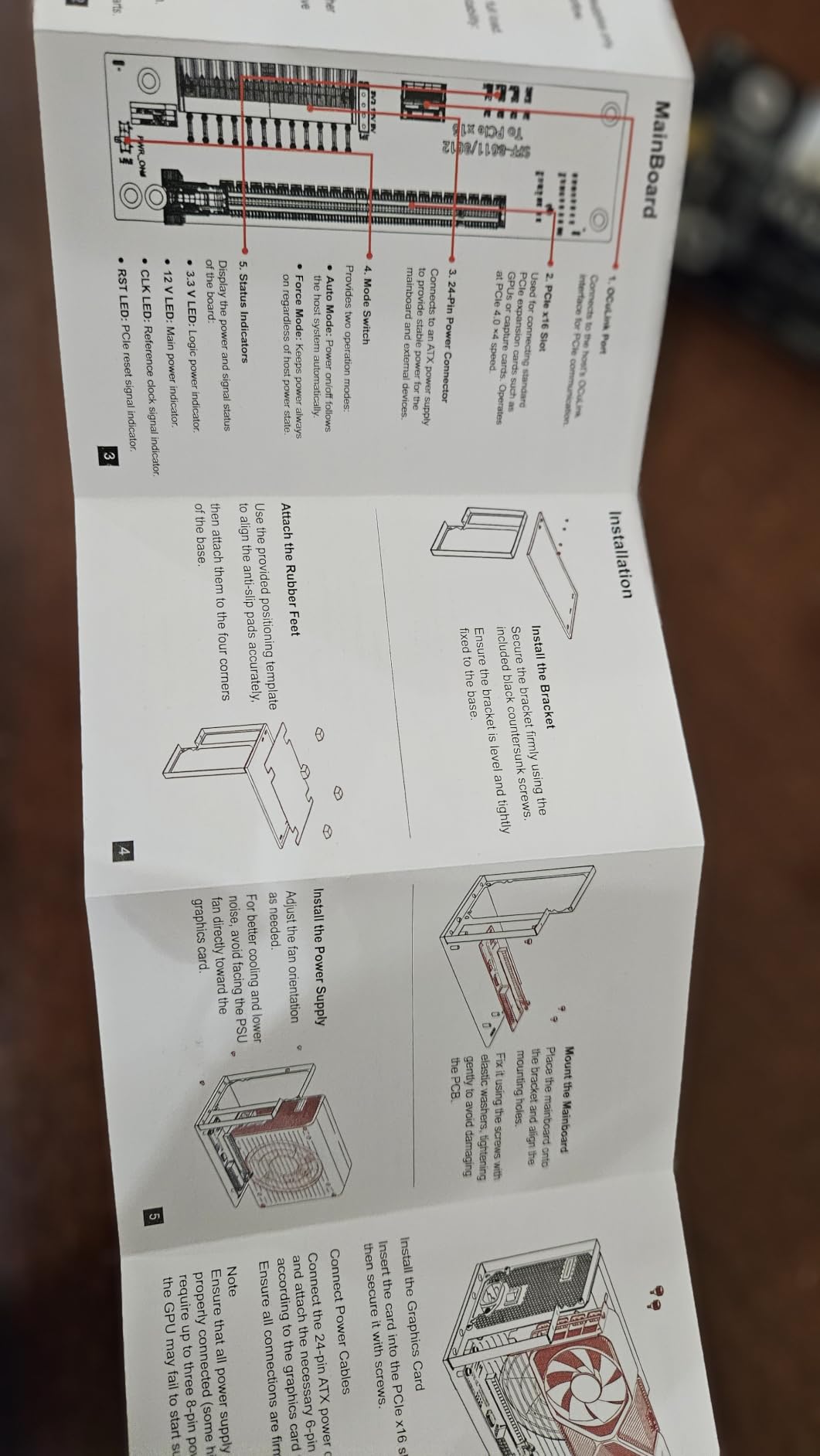 OCuLink eGPU Extrenal Graphics Cards DOCK, PCIe 4.0 x4 64Gbps Bandwidth customer photo 1