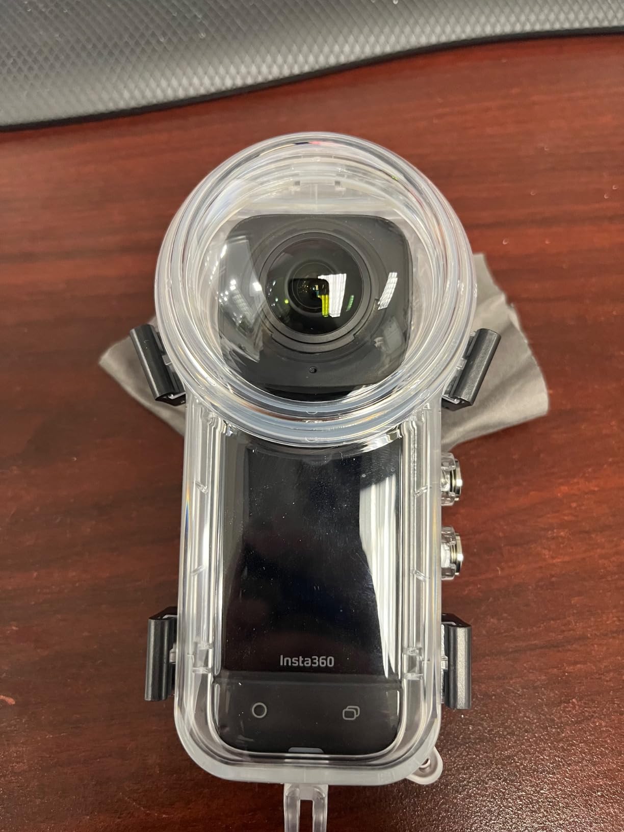 PULUZ Invisible Dive Case for Insta360 X5, 50m/164ft Underwater Waterproof Housing Cover Protective PC Sealed Shell Insta 360 X5 Photography Housings with Bracket Camera Accessories customer photo 1