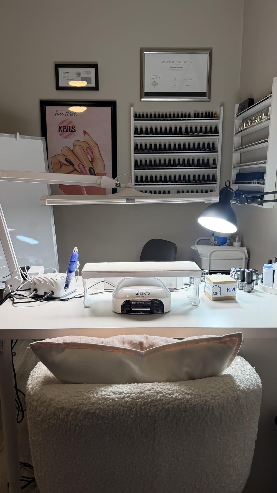 Neatfi Pro LED Task Lamp with Clamp | CRI 95 | 50W | 684 LED Beads | 4,500 Lumens | Touch CCT Dimming | 3000K-6500K | Desk Light for Reading, Crafting & Home Office Use (Black-7, 31.8-Inch Wide Shade) customer photo 1