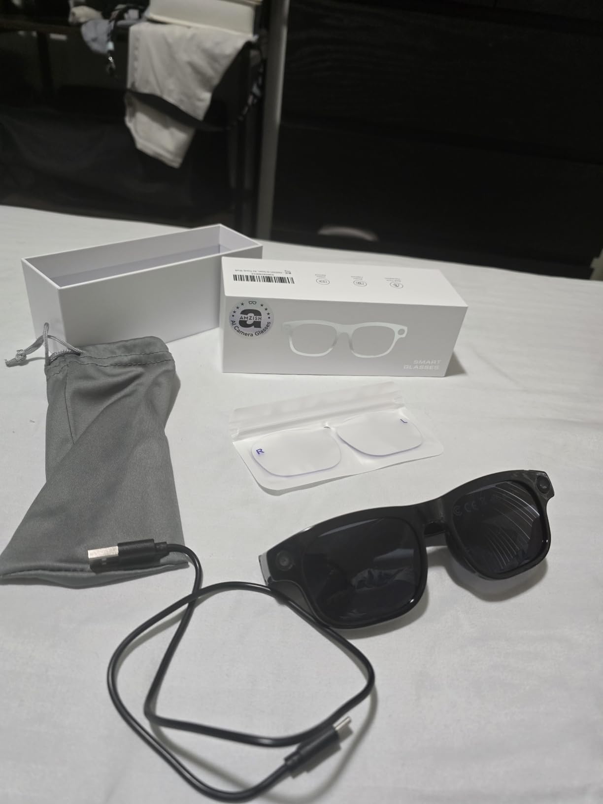 AI Smart Glasses with Camera, 8MP HD Bluetooth Camera Glasses for Women Men customer photo 2