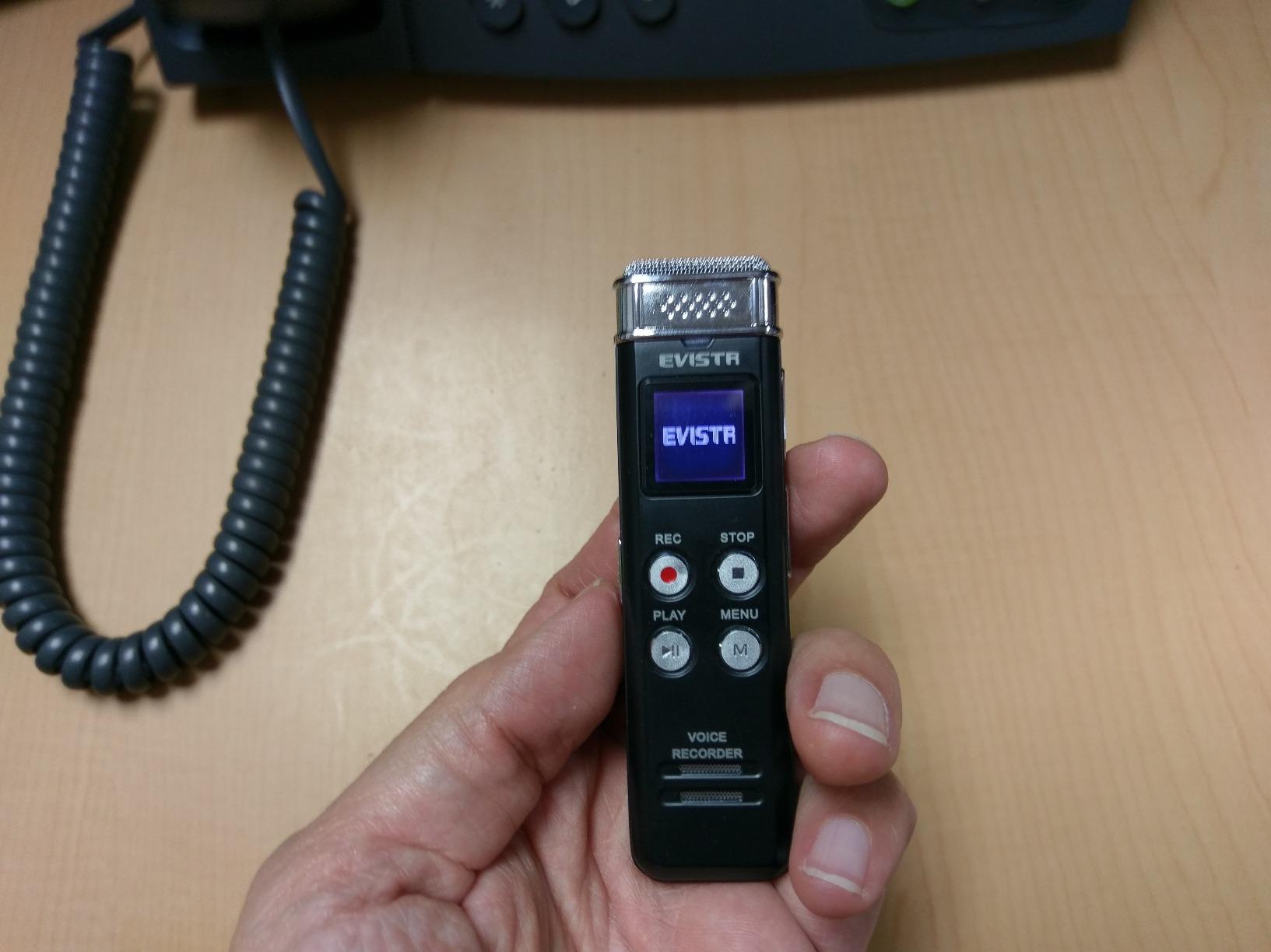 EVISTR Digital Voice Recorder 128GB AI Transcribe & Summarize Note Taker customer photo 1