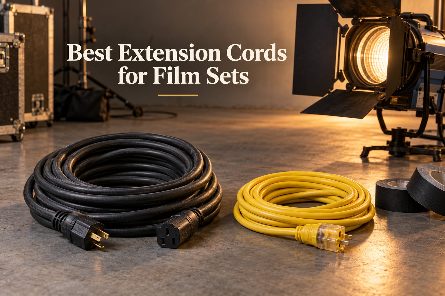 Best Extension Cords for Film Sets