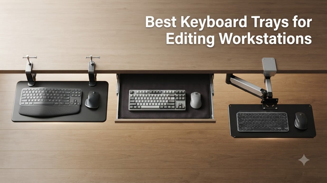 Best Keyboard Trays for Editing Workstations