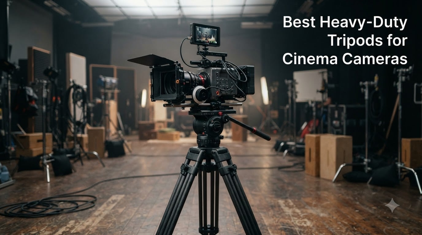 Best Heavy-Duty Tripods for Cinema Cameras