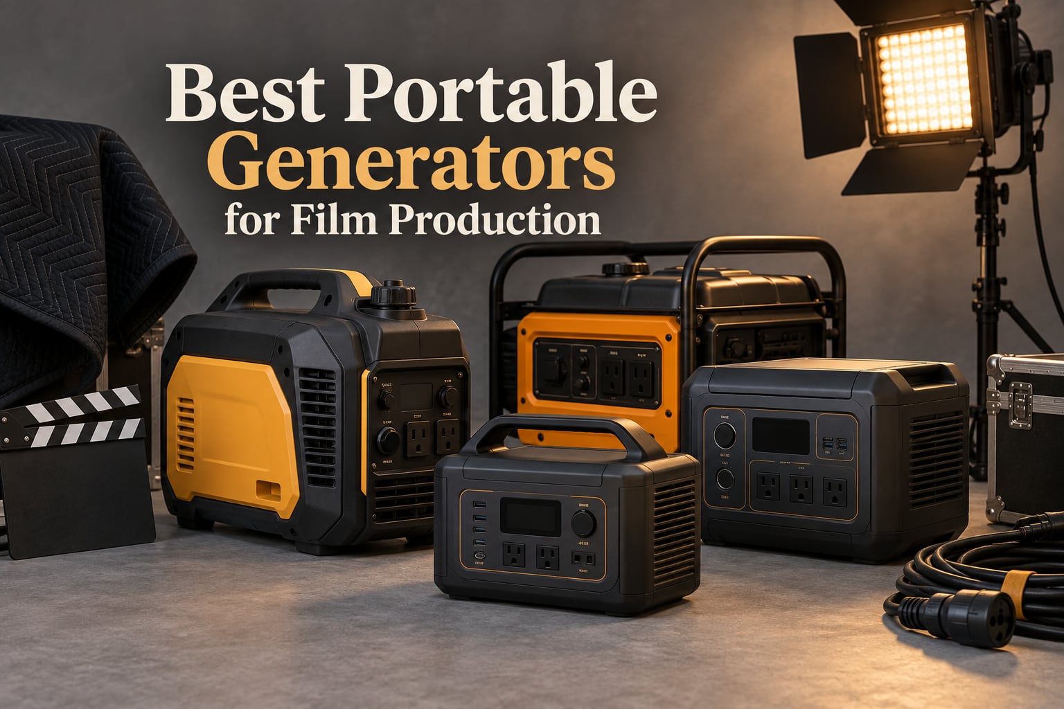 Best Portable Generators for Film Production