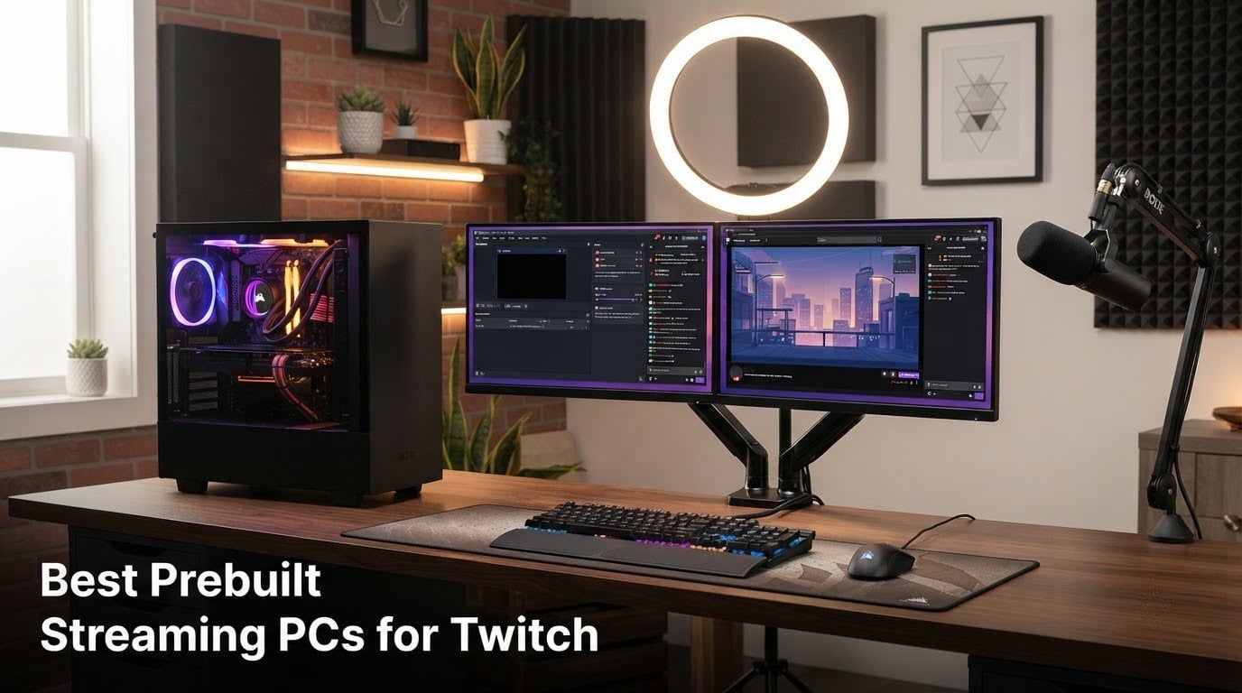 Best Prebuilt Streaming PCs for Twitch
