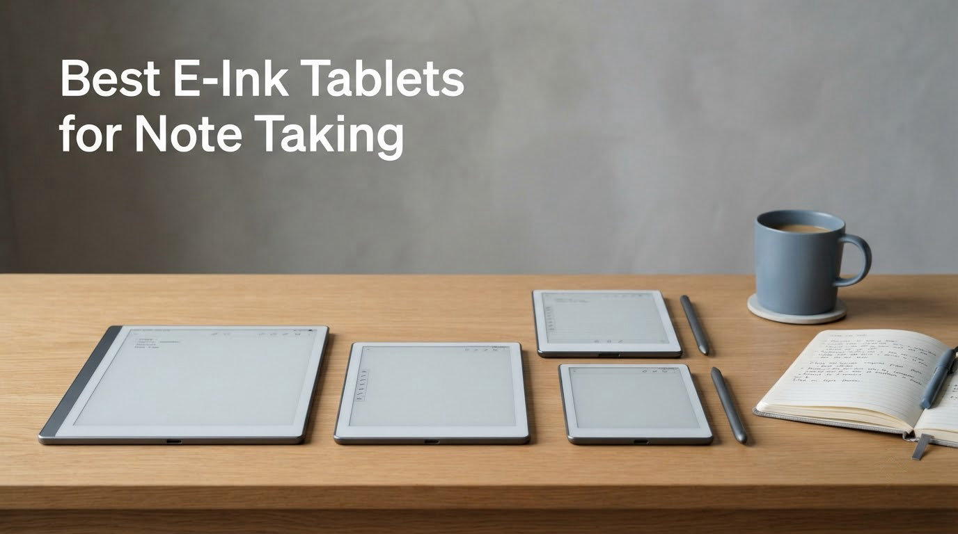 Best E-Ink Tablets for Note Taking