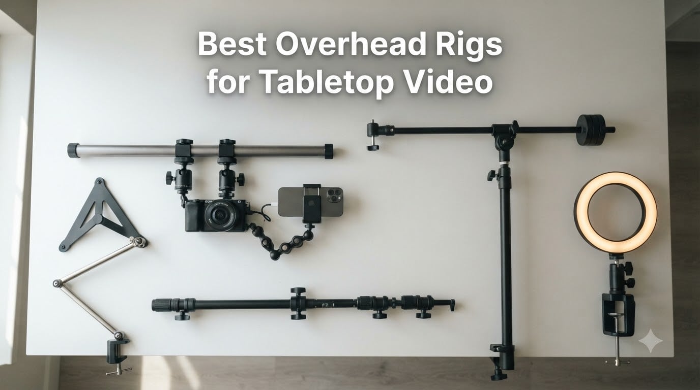 Best Overhead Rigs for Tabletop Video