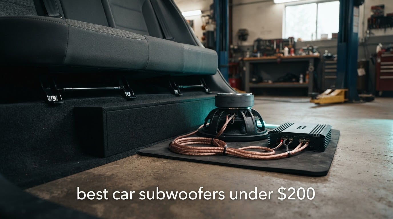 best car subwoofers under $200