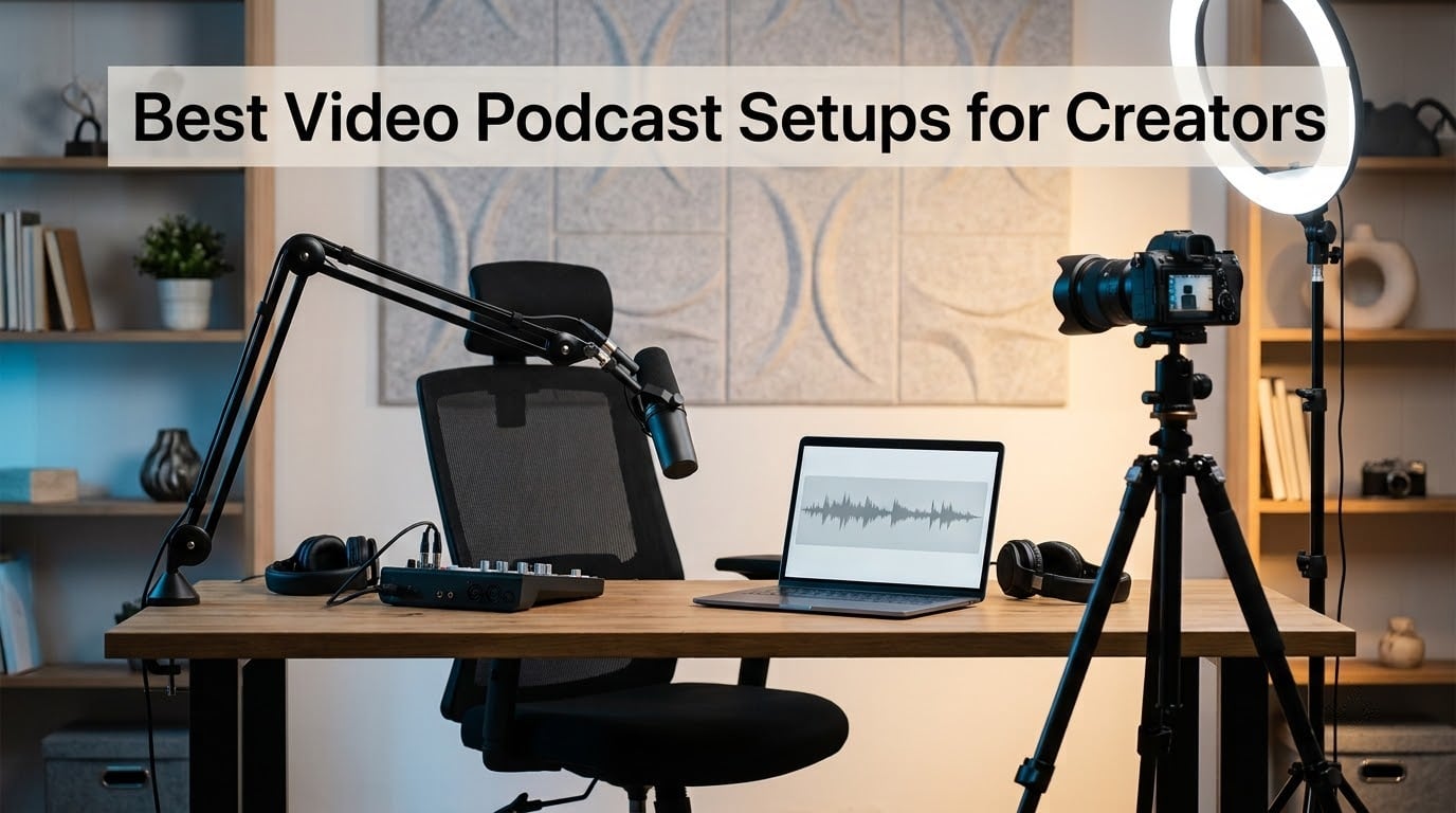 Best Video Podcast Setups for Creators
