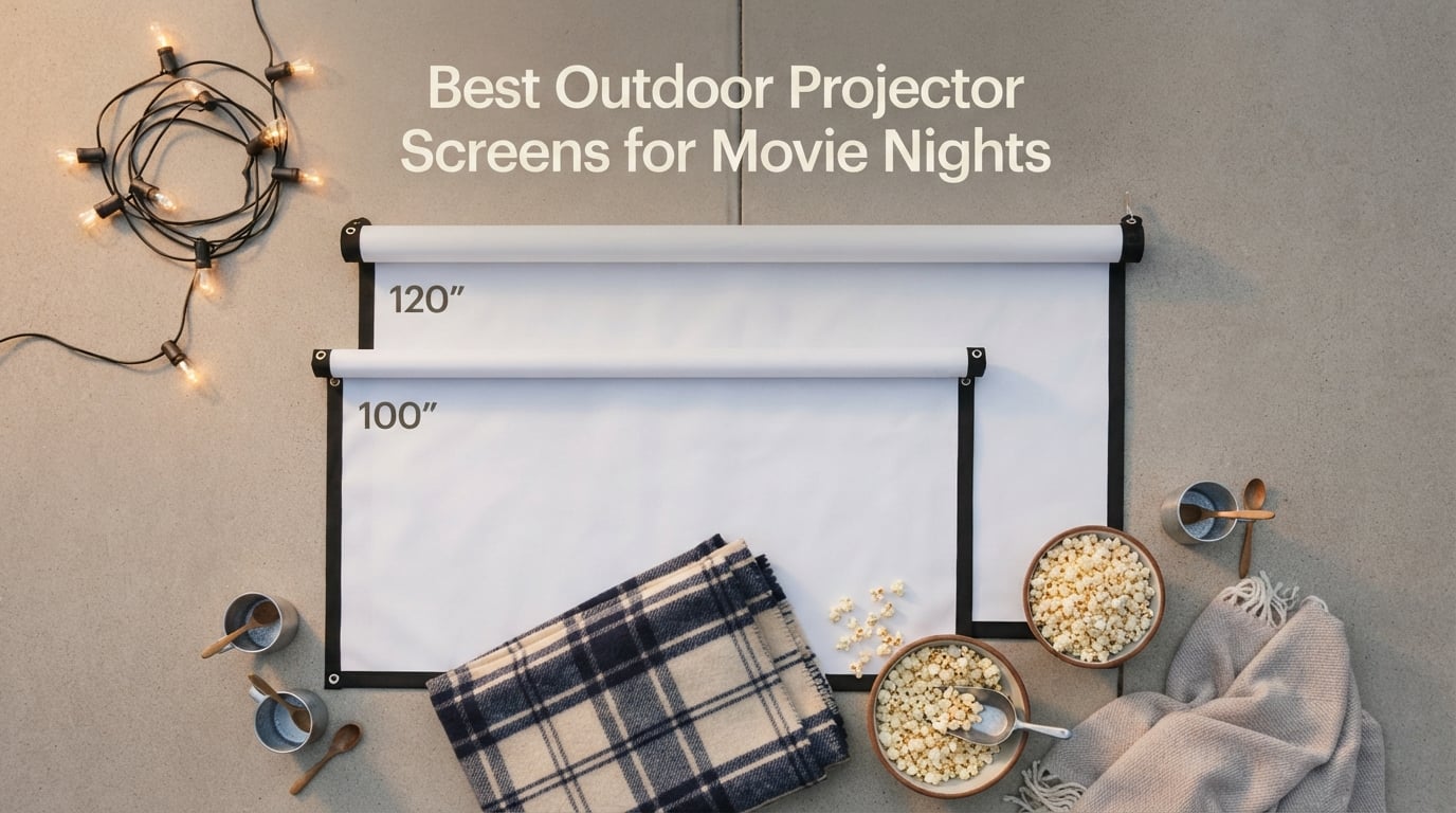 Best Outdoor Projector Screens for Movie Nights