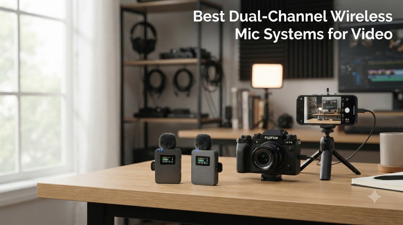 Best Dual-Channel Wireless Mic Systems for Video