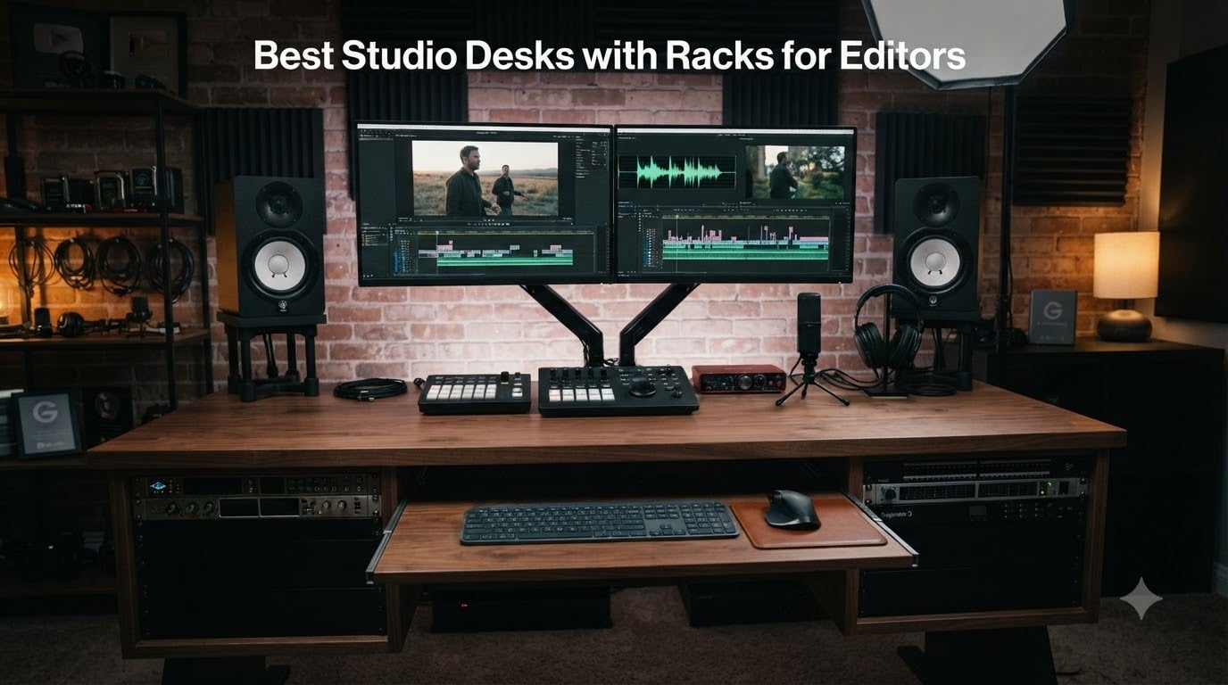 Best Studio Desks with Racks for Editors