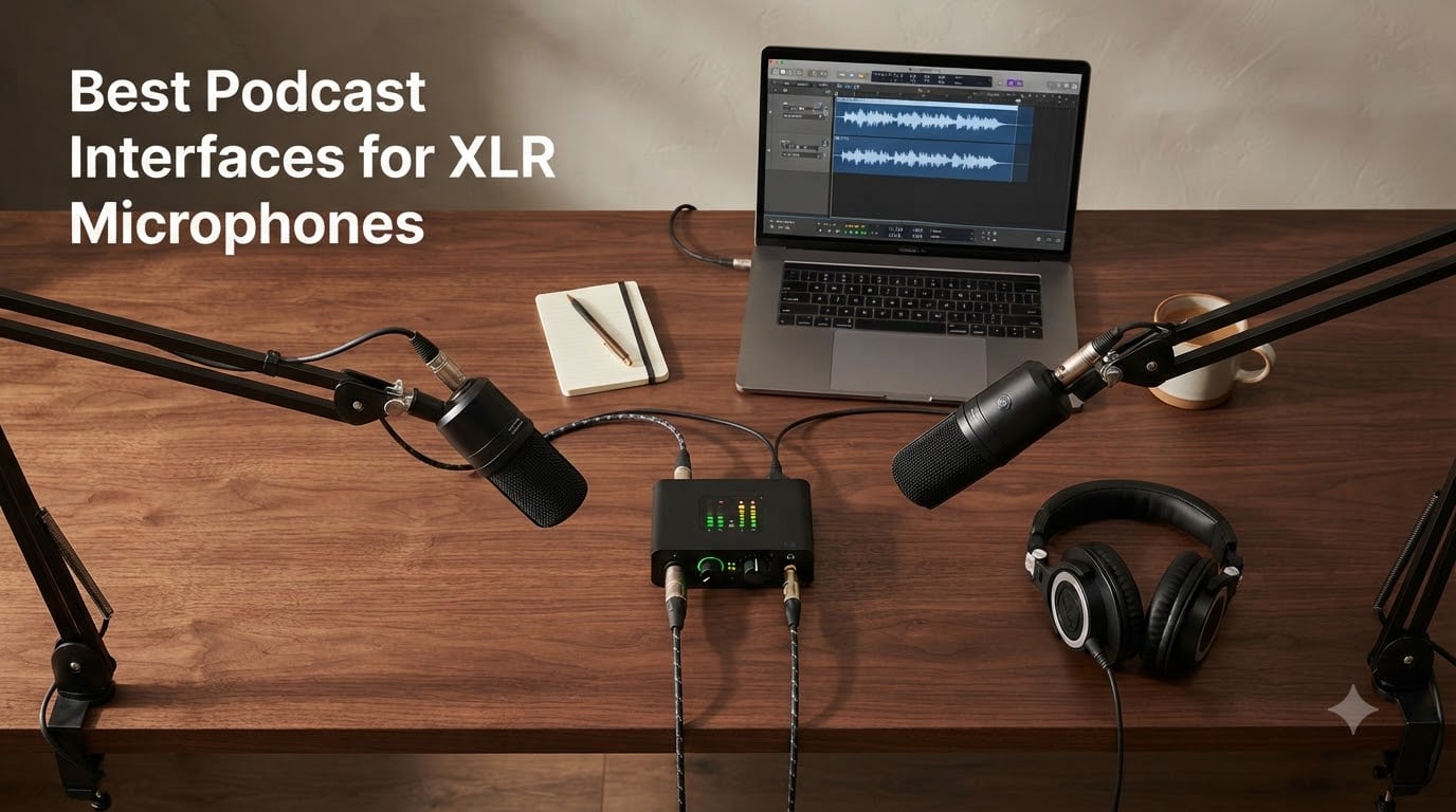 Best Podcast Interfaces for XLR Microphones