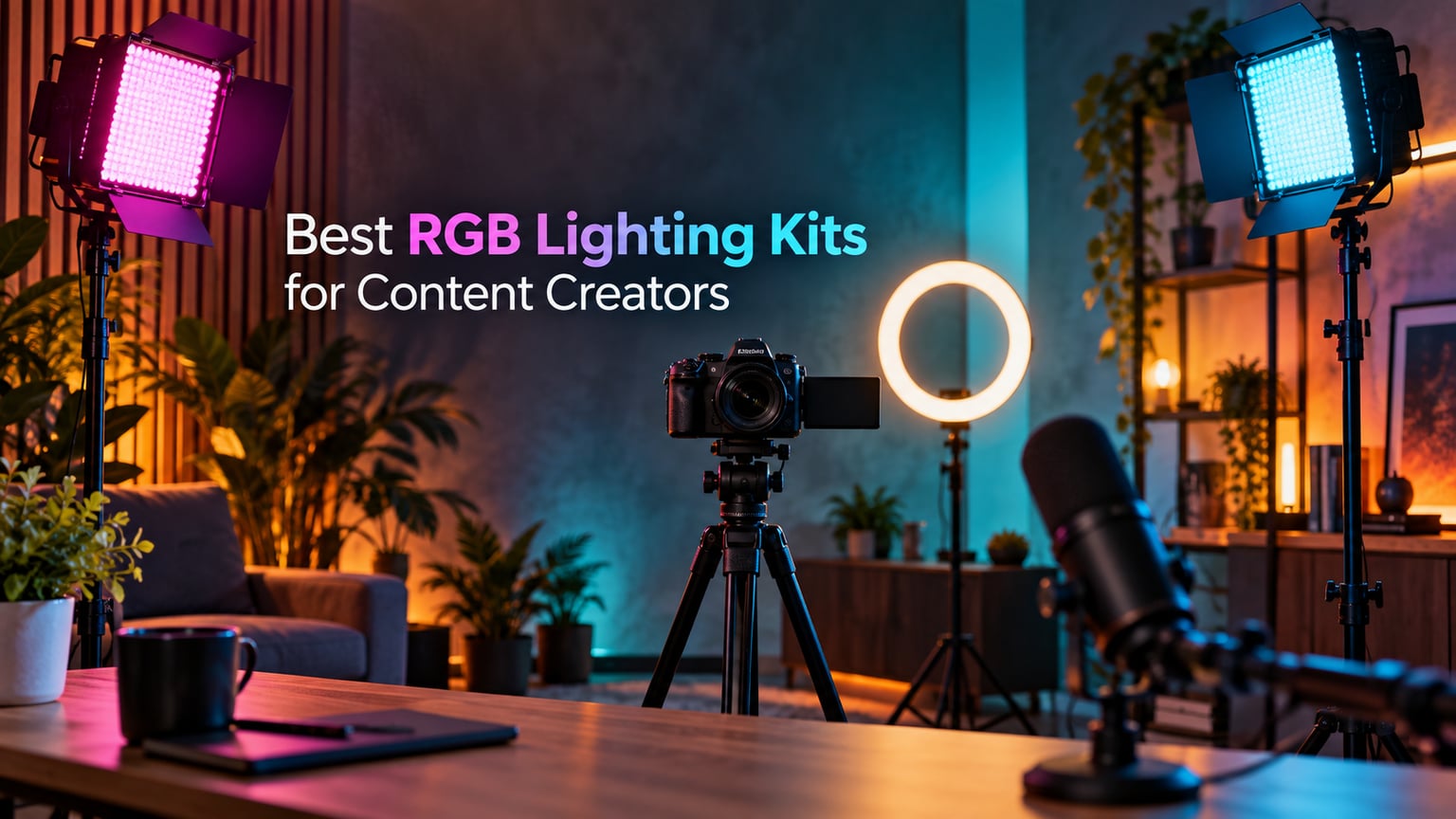 Best RGB Lighting Kits for Content Creators