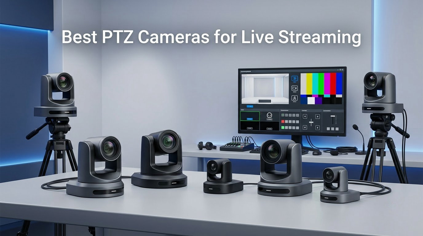 Best PTZ Cameras for Live Streaming