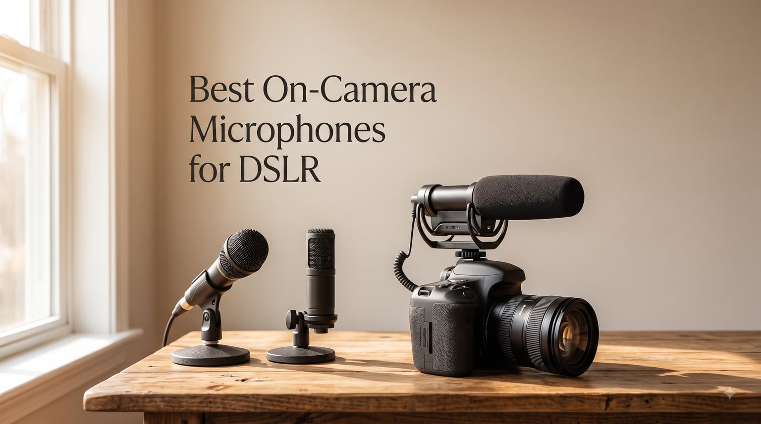 Best On-Camera Microphones for DSLR