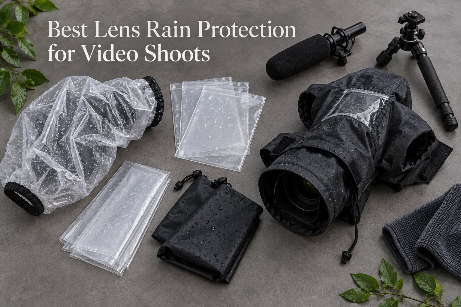 Best Lens Rain Protection for Video Shoots