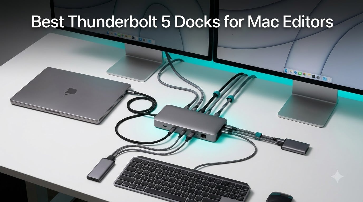Best Thunderbolt 5 Docks for Mac Editors