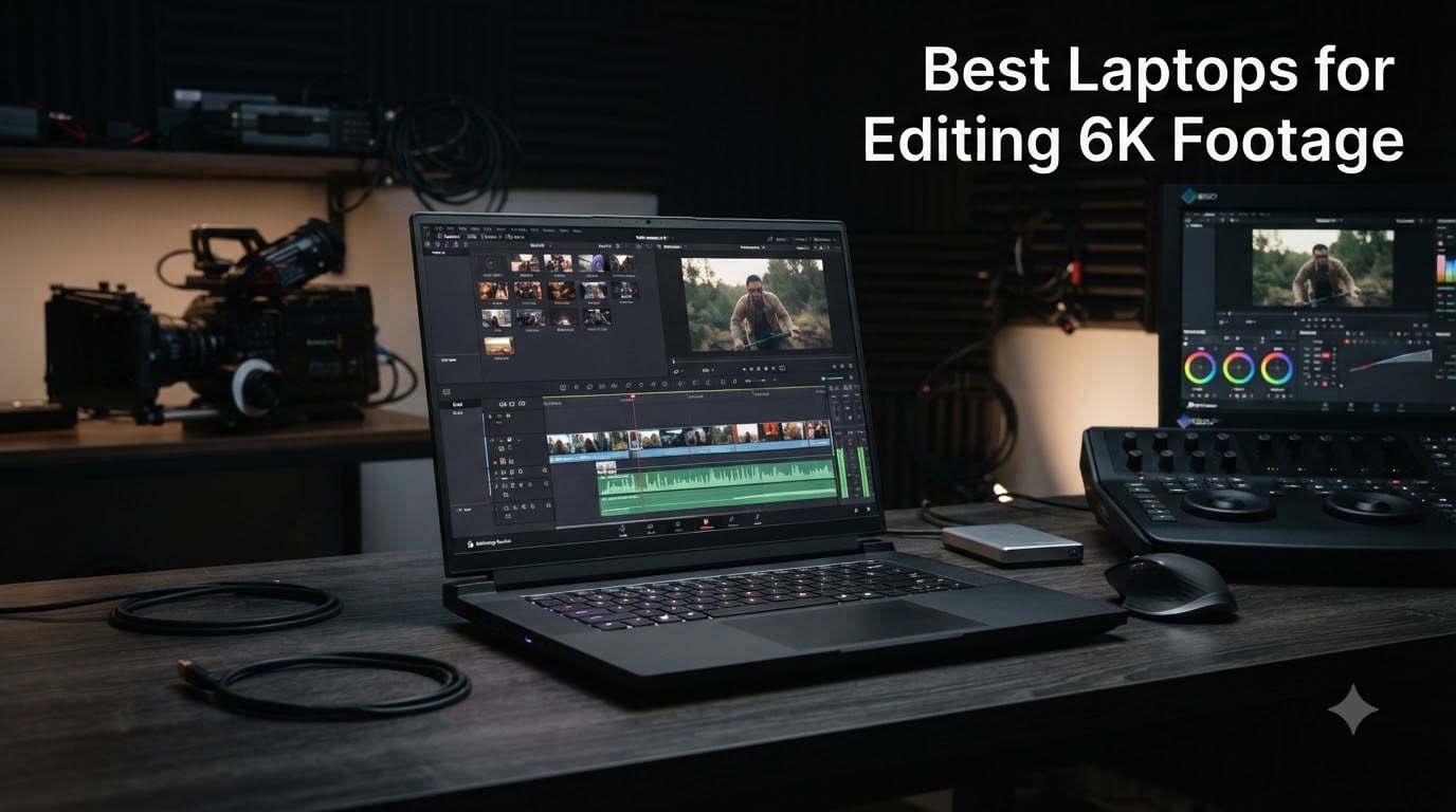 Best Laptops for Editing 6K Footage