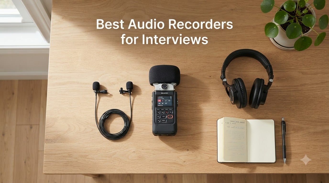 Best Audio Recorders for Interviews