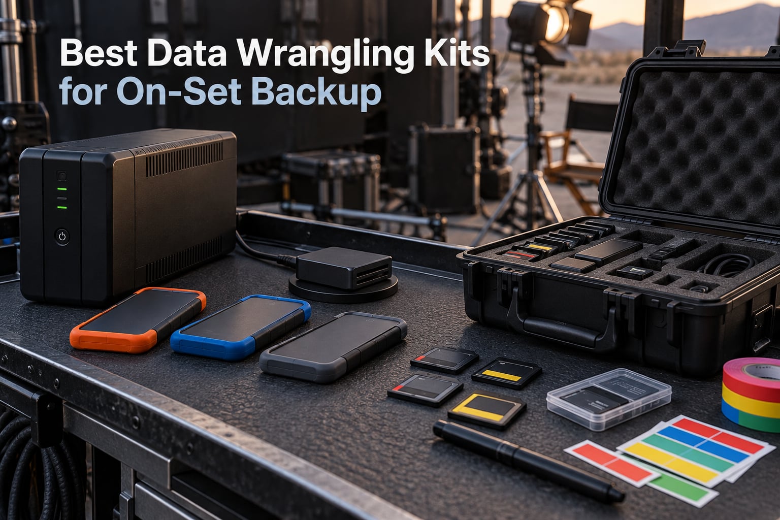 Best Data Wrangling Kits for On-Set Backup