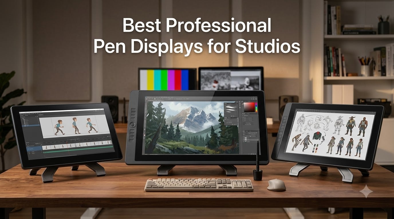 Best Professional Pen Displays for Studios