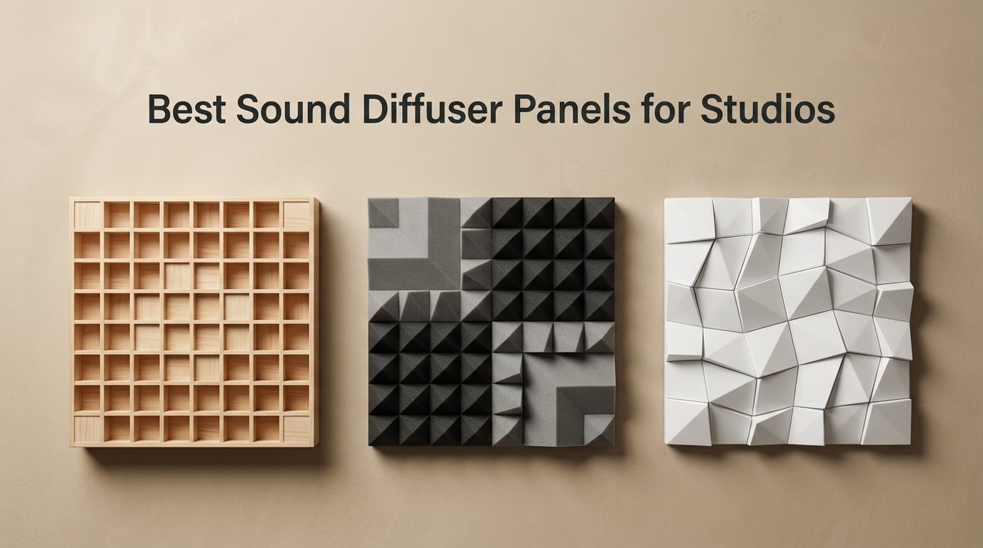 Best Sound Diffuser Panels for Studios