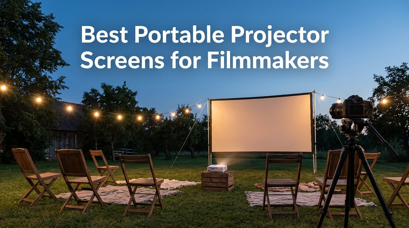 Best Portable Projector Screens for Filmmakers