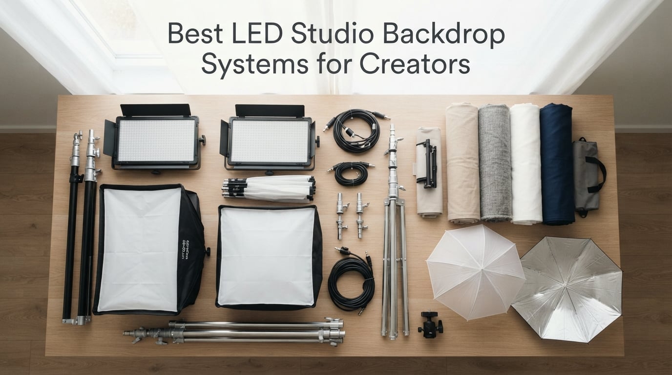 Best LED Studio Backdrop Systems for Creators