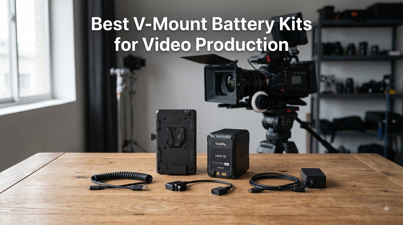 Best V-Mount Battery Kits for Video Production