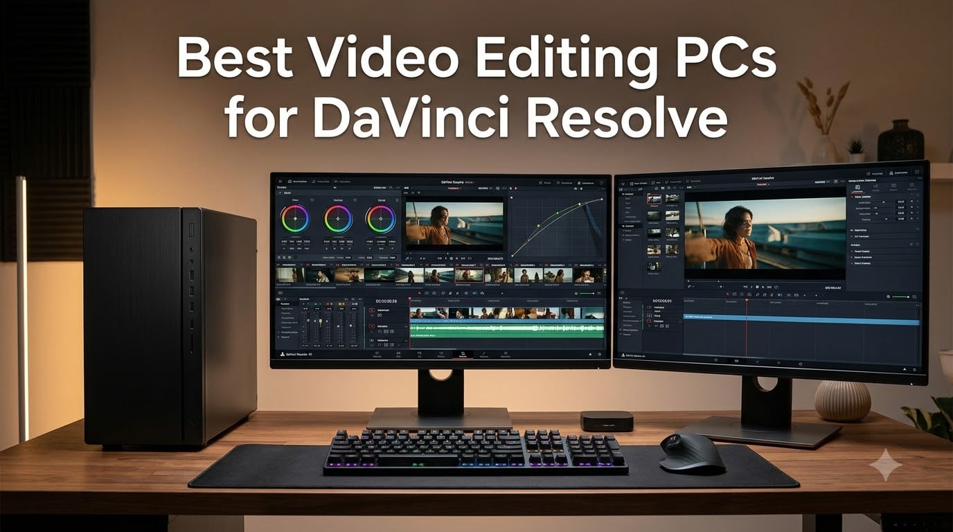 Best Video Editing PCs for DaVinci Resolve