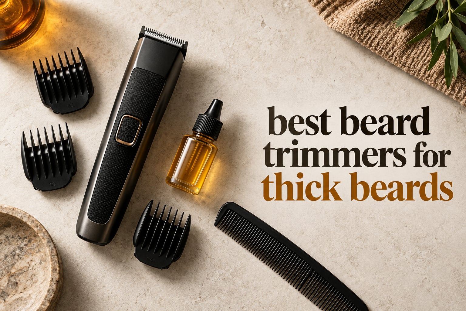 best beard trimmers for thick beards