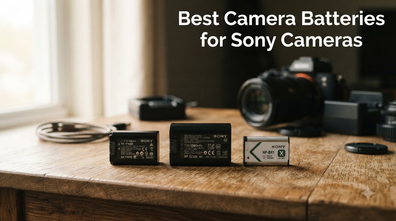 Best Camera Batteries for Sony Cameras