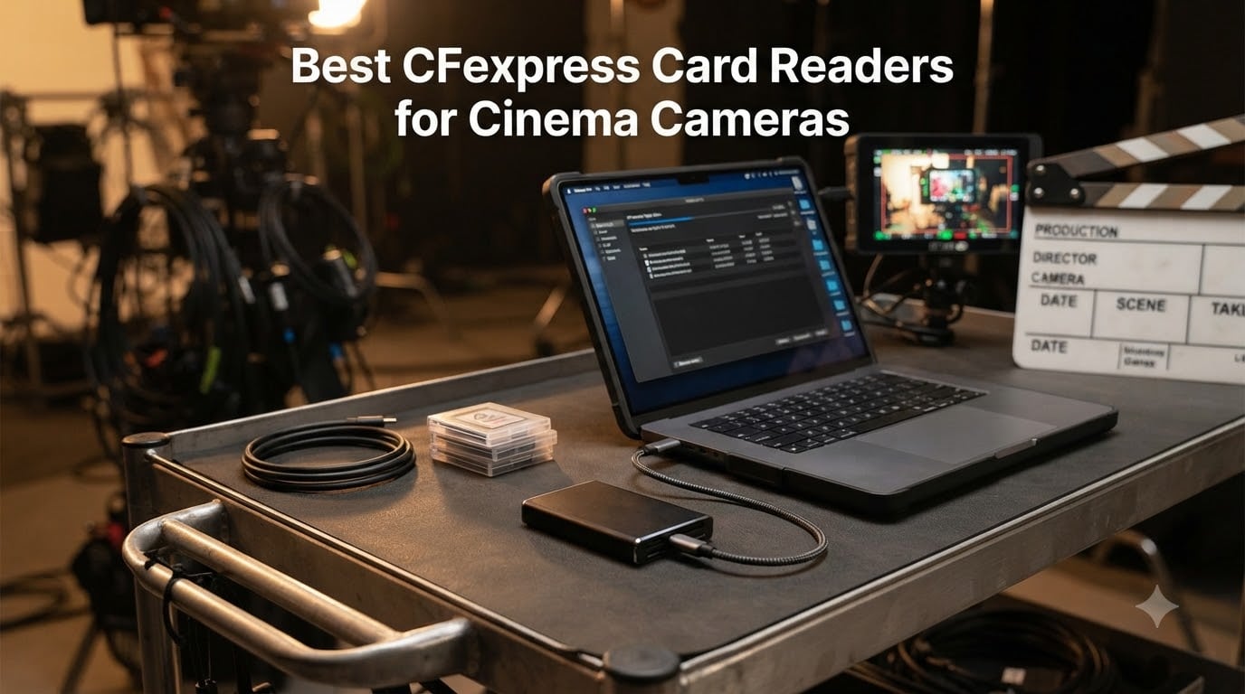 Best CFexpress Card Readers for Cinema Cameras