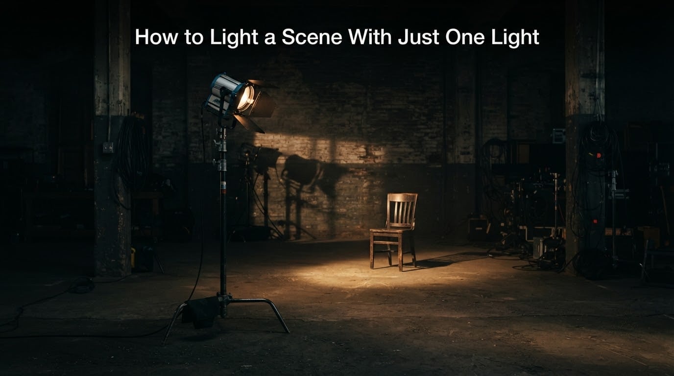 How to Light a Scene With Just One Light