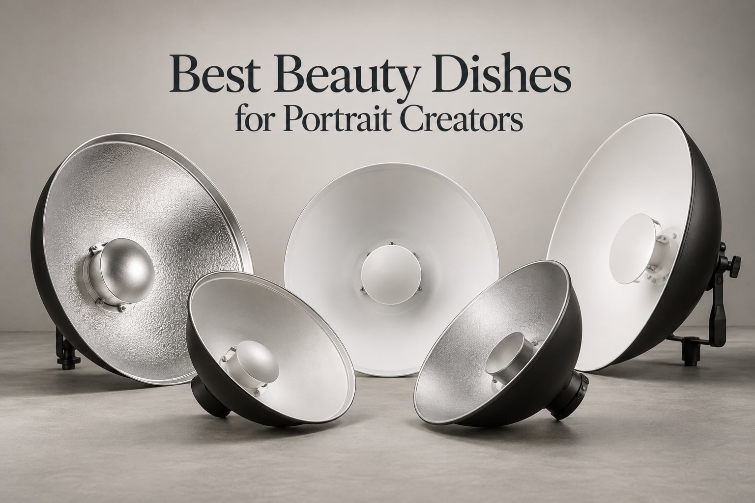 Best Beauty Dishes for Portrait Creators