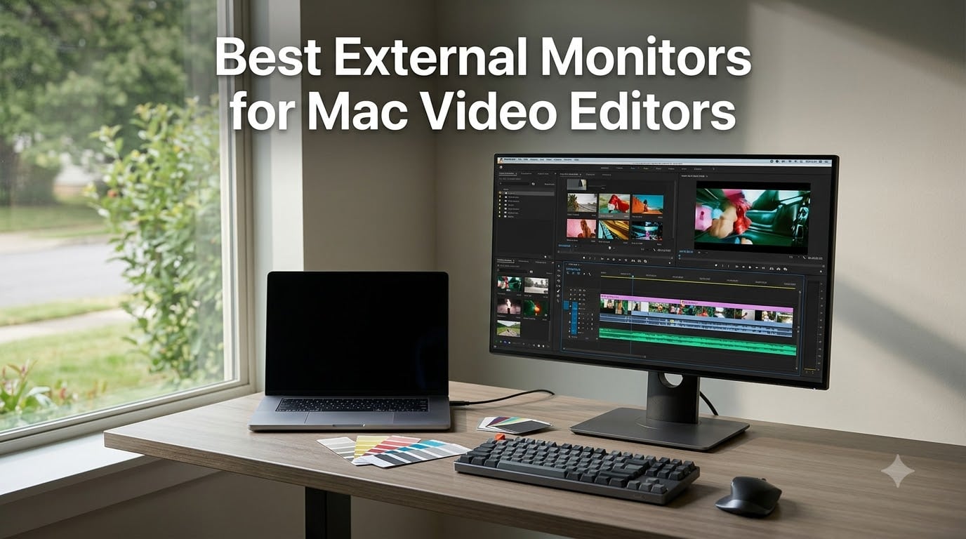 Best External Monitors for Mac Video Editors