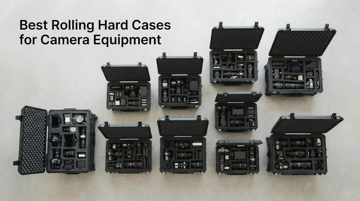 Best Rolling Hard Cases for Camera Equipment