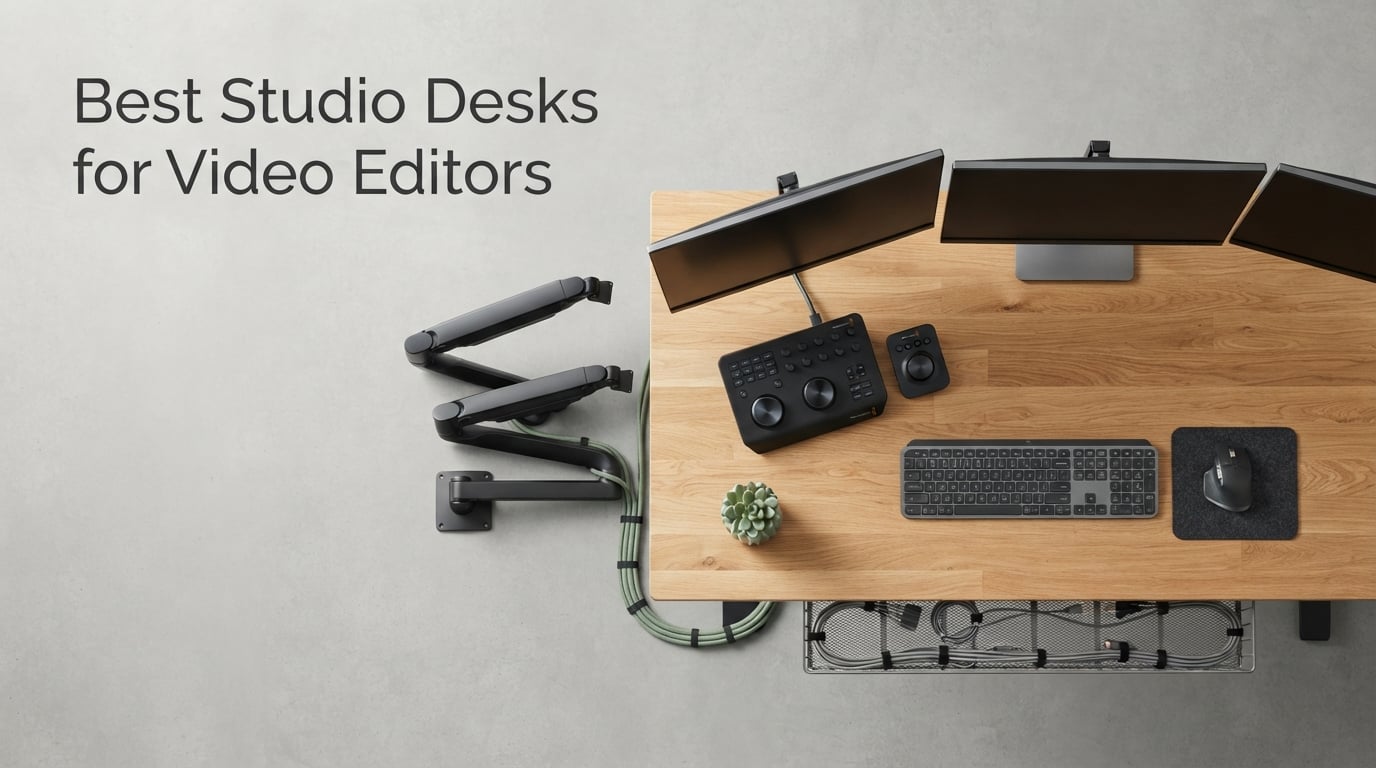 Best Studio Desks for Video Editors